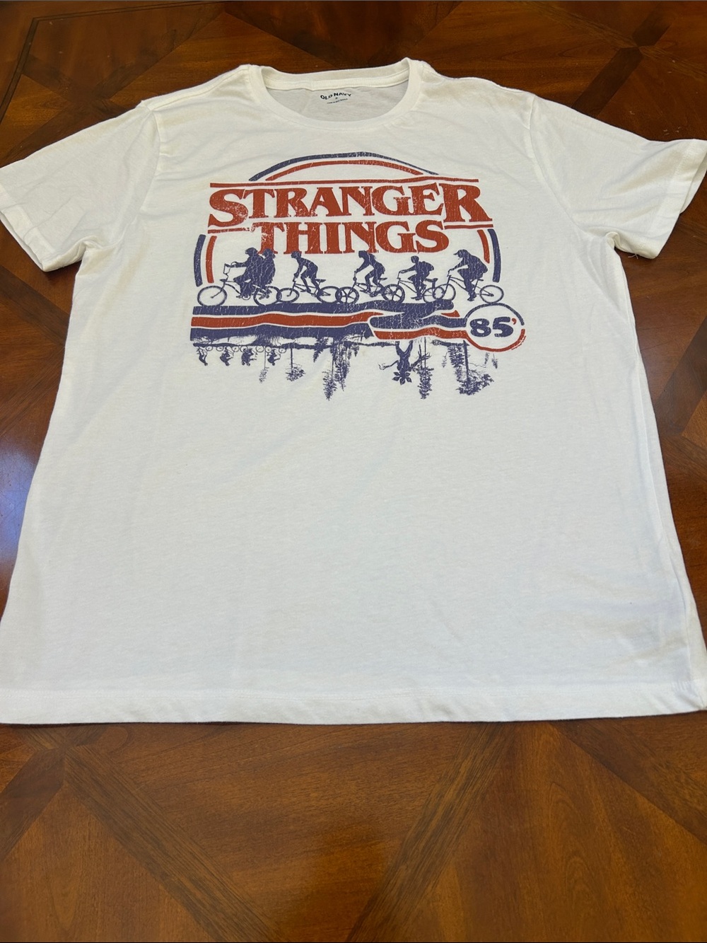 Stranger Things 85 Graphic White Tee